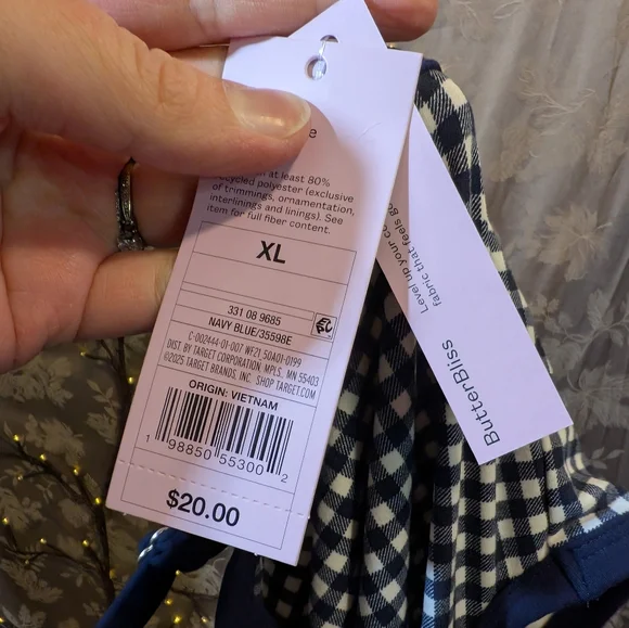 Wild Fable Navy Blue ButterBliss Mini Dress, Size XL, NWT! - Picture 5 of 6